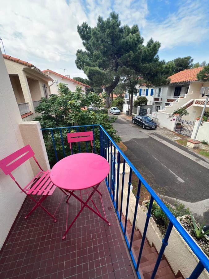 Grand F3 Vue Mer Centre Plage Proche Commerces Plage dʼArgelès Екстериор снимка